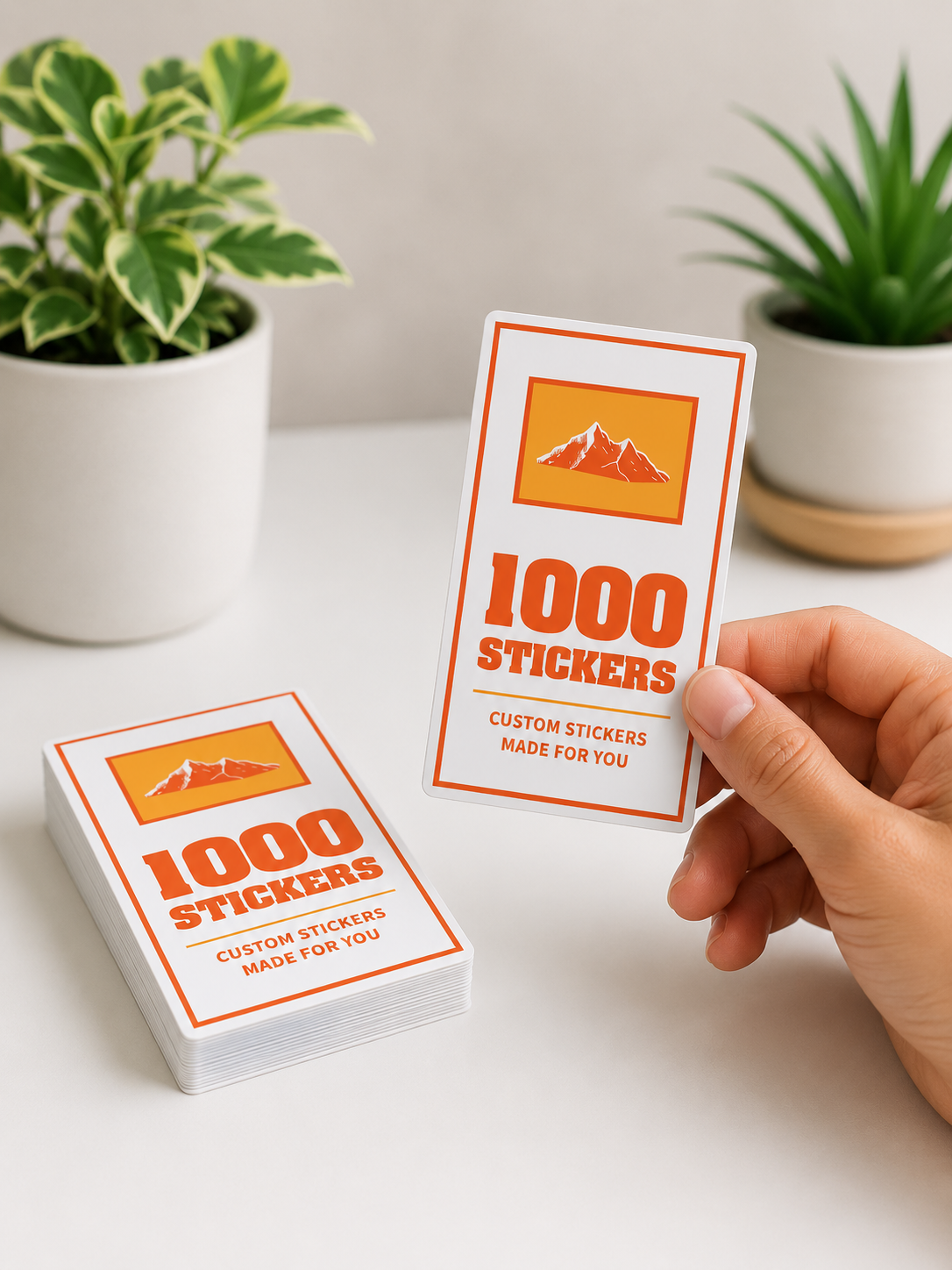 Custom Rectangle Sticker Singles | 1000 Stickers