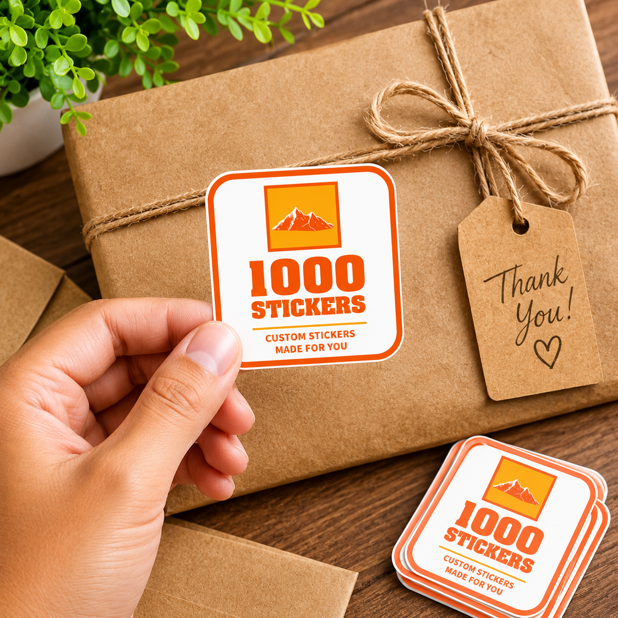 Custom Rounded Square Sticker Singles | 1000 Stickers