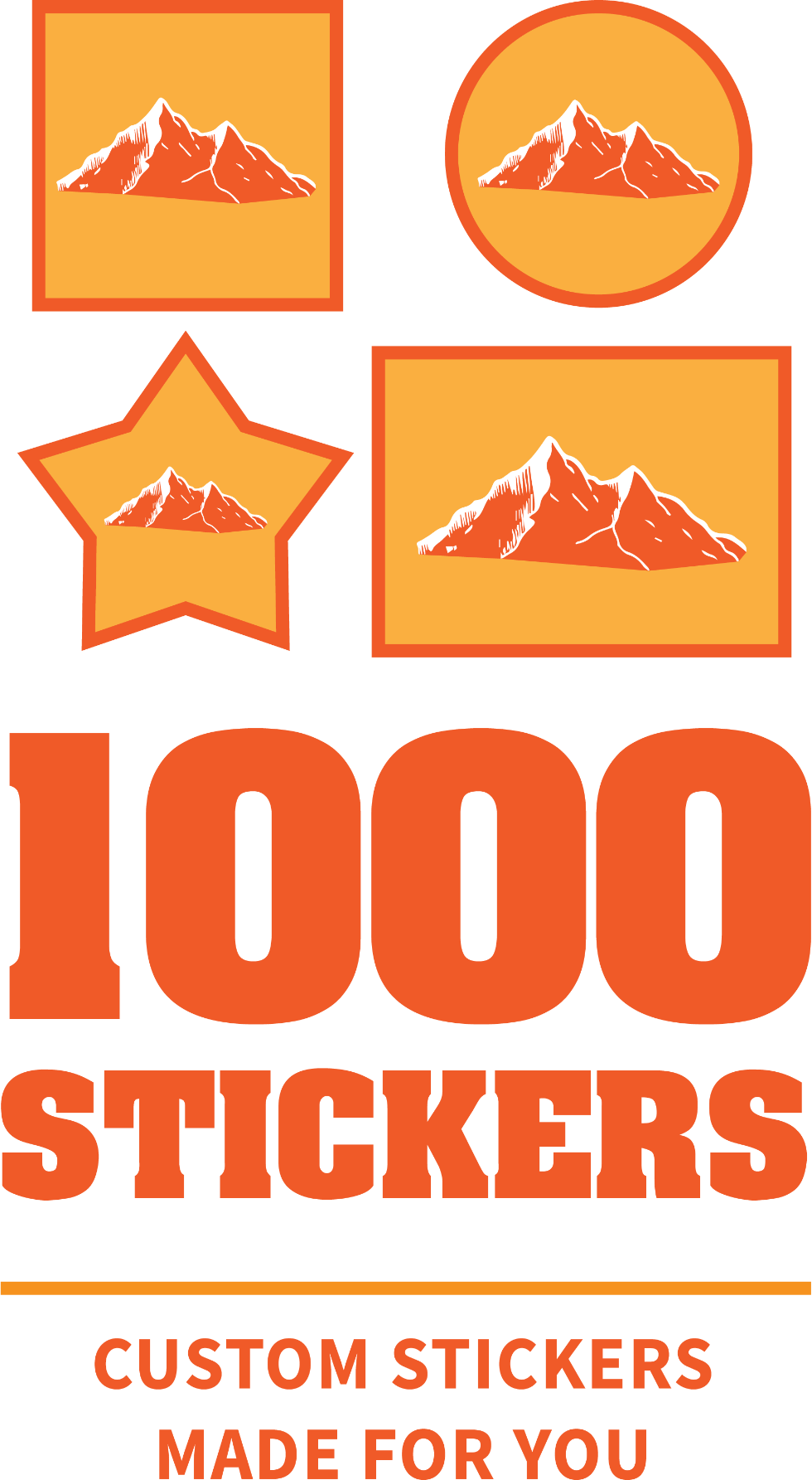 1000 Stickers