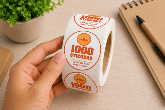 Custom Circle Roll Label Stickers  | 1000 Stickers