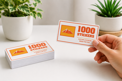 Custom Rectangle Sticker Singles | 1000 Stickers
