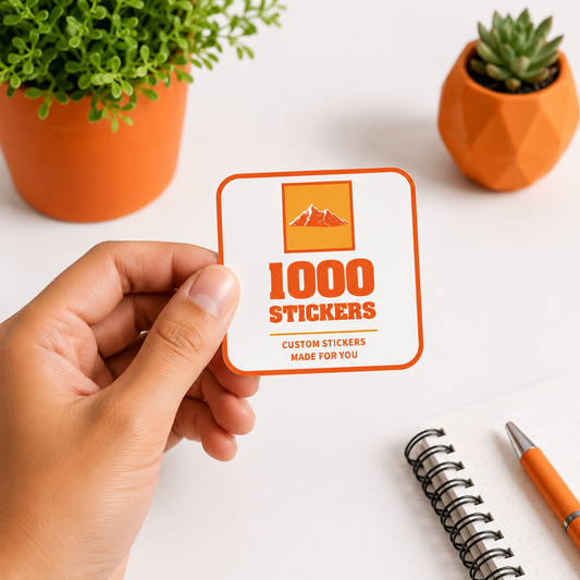 Custom Rounded Square Sticker Singles | 1000 Stickers