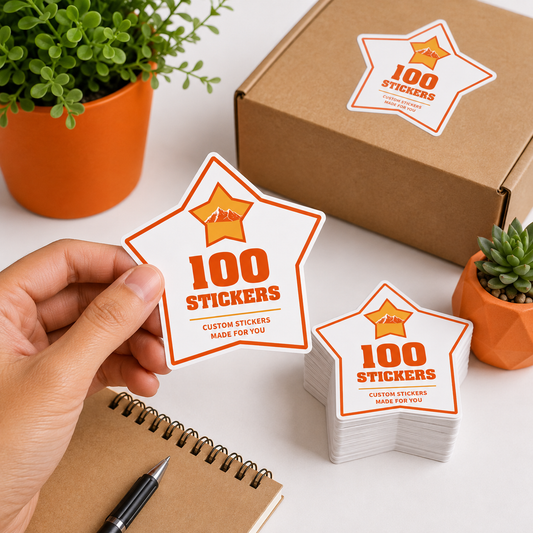 Custom Shape Sticker Singles | 1000 Stickers