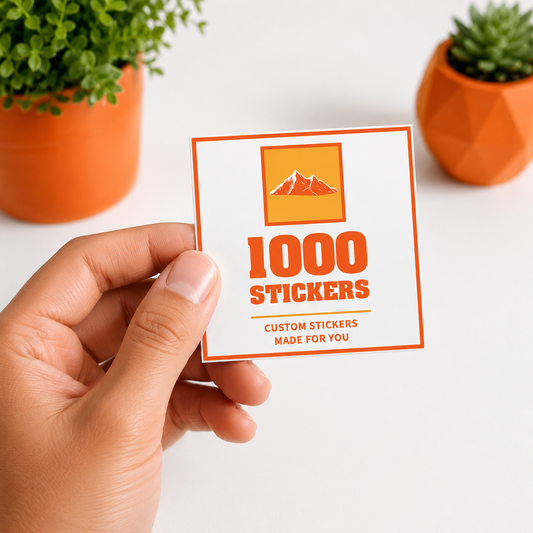 Custom Square Sticker Singles | 1000 Stickers